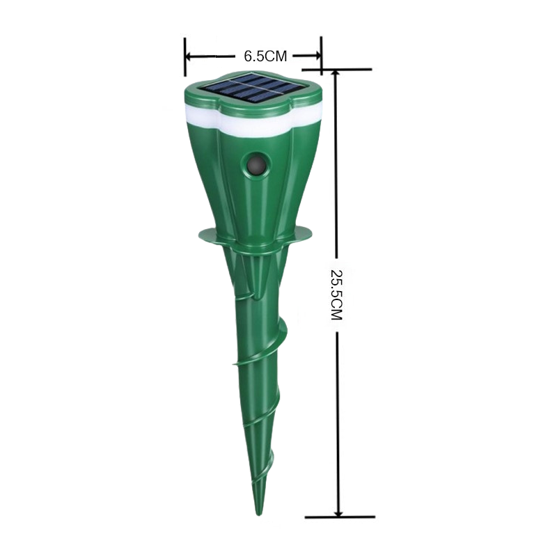 Avaleric® Solar Powered Waterproof Screw Mole Repellent