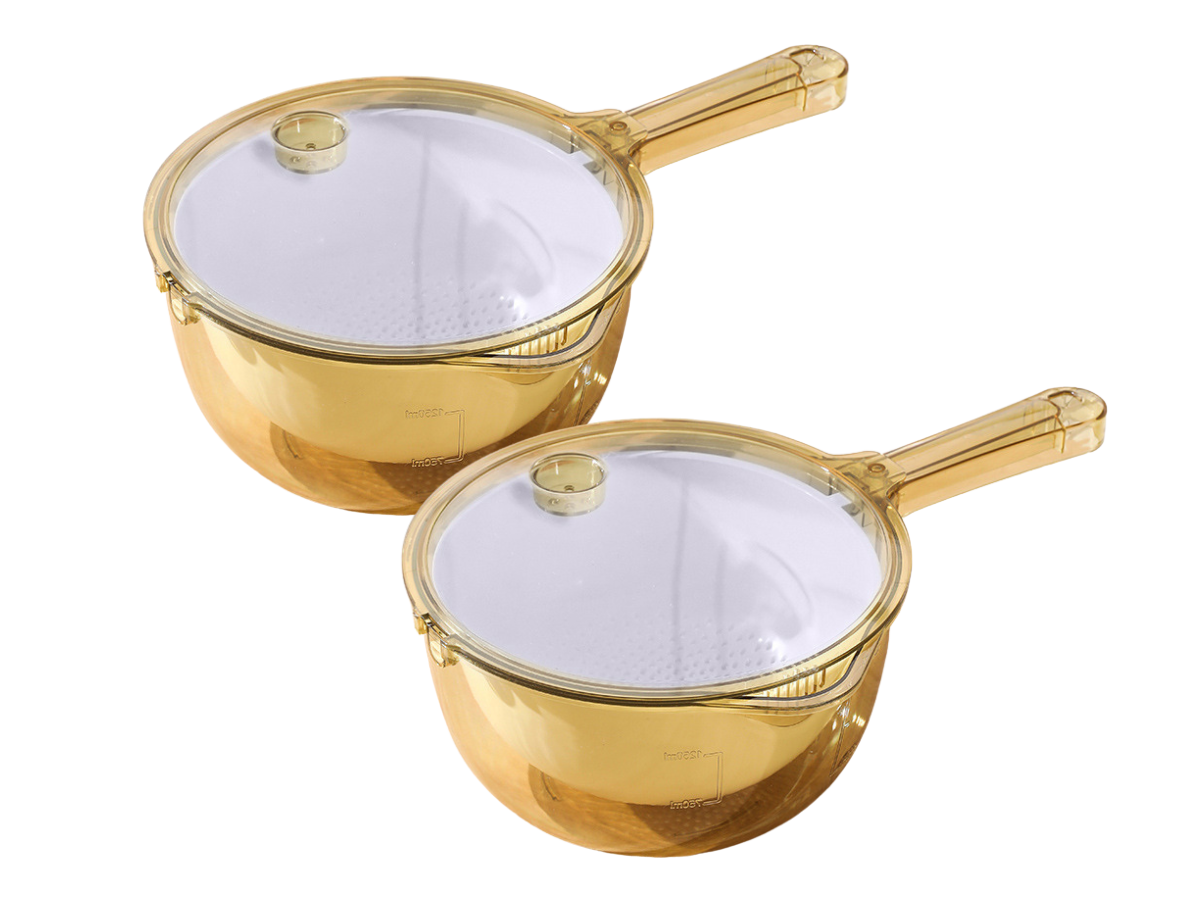 Avaleric® 360° Rotating Drain Rinse Fruit Basket & Detachable Fruit Tray