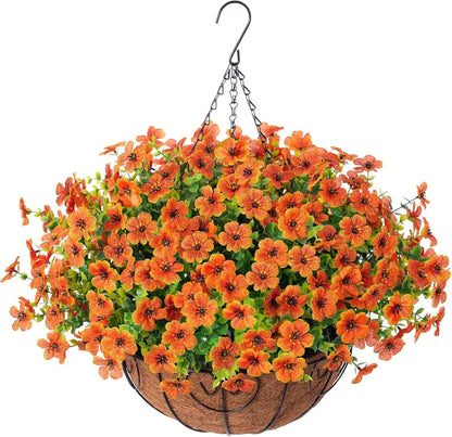 Avaleric® Artificial Hanging Flower Basket