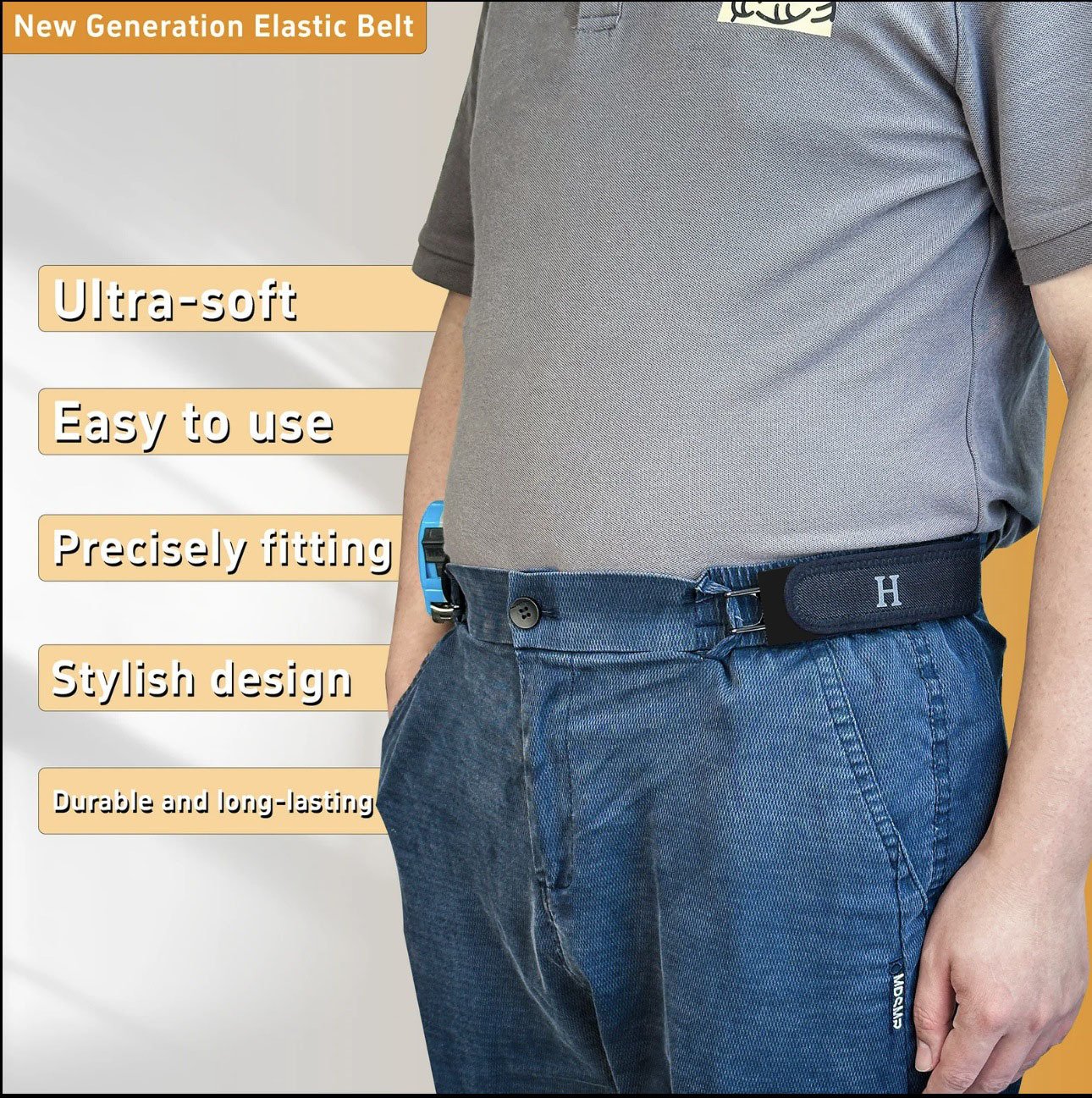 Avaleric® Tactical Metal Hook Elastic Belt