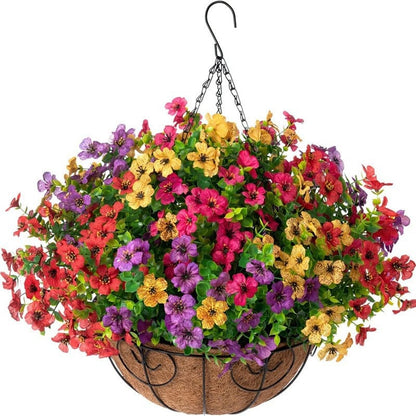 Avaleric® Artificial Hanging Flower Basket