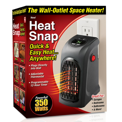 Avaleric® HeatSnap Plug-In Personal Warmer｜Personal Electric Ceramic Space Heater