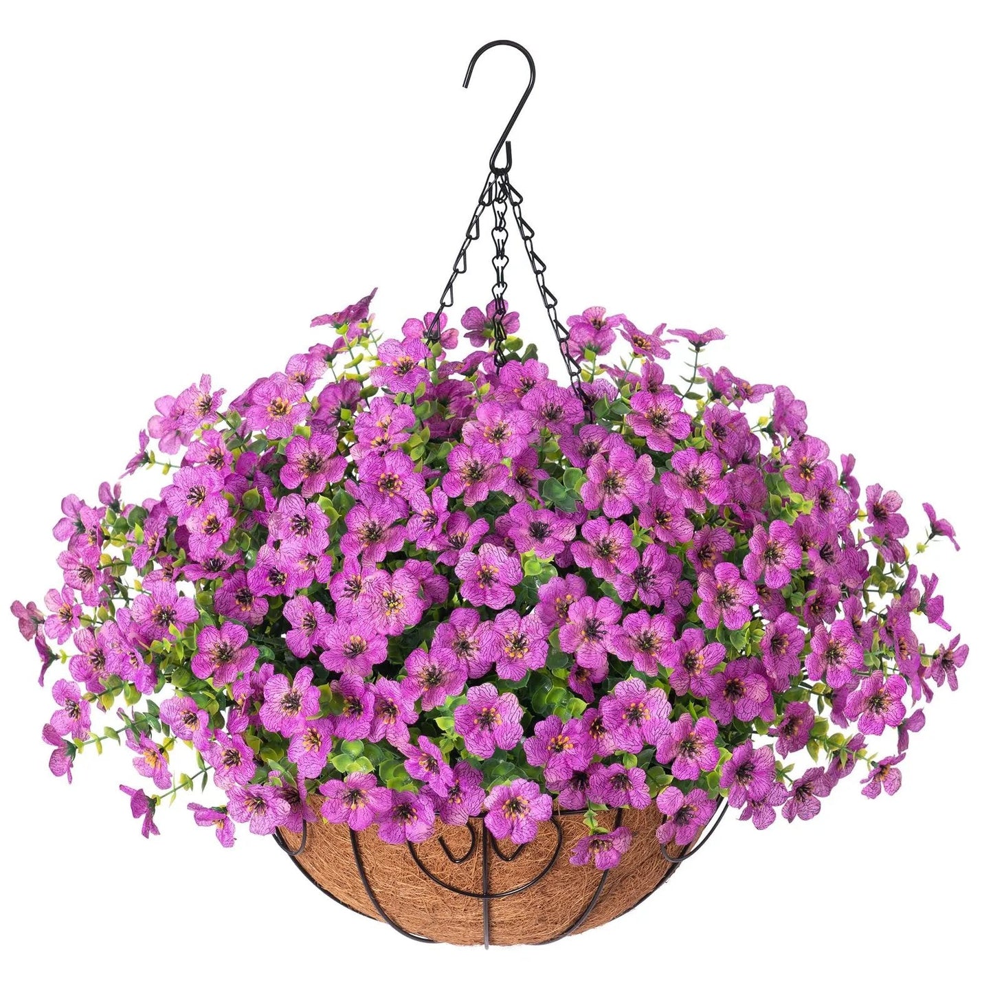 Avaleric® Artificial Hanging Flower Basket