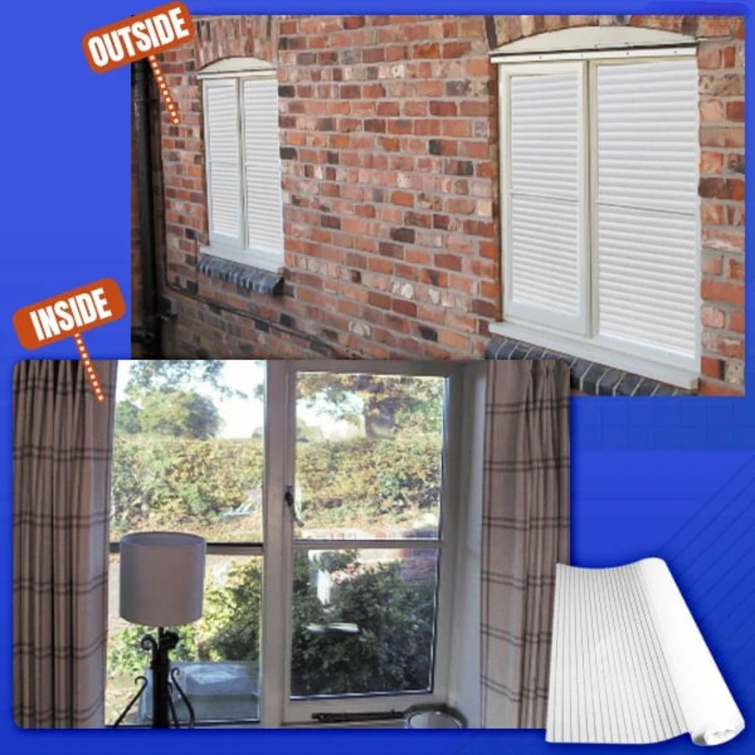 Avaleric® One-Way Imitation Blinds Privacy Window Cover