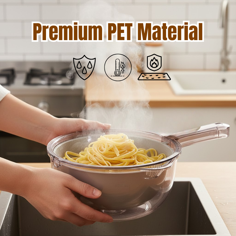 Avaleric® 360° Rotating Drain Rinse Fruit Basket & Detachable Fruit Tray