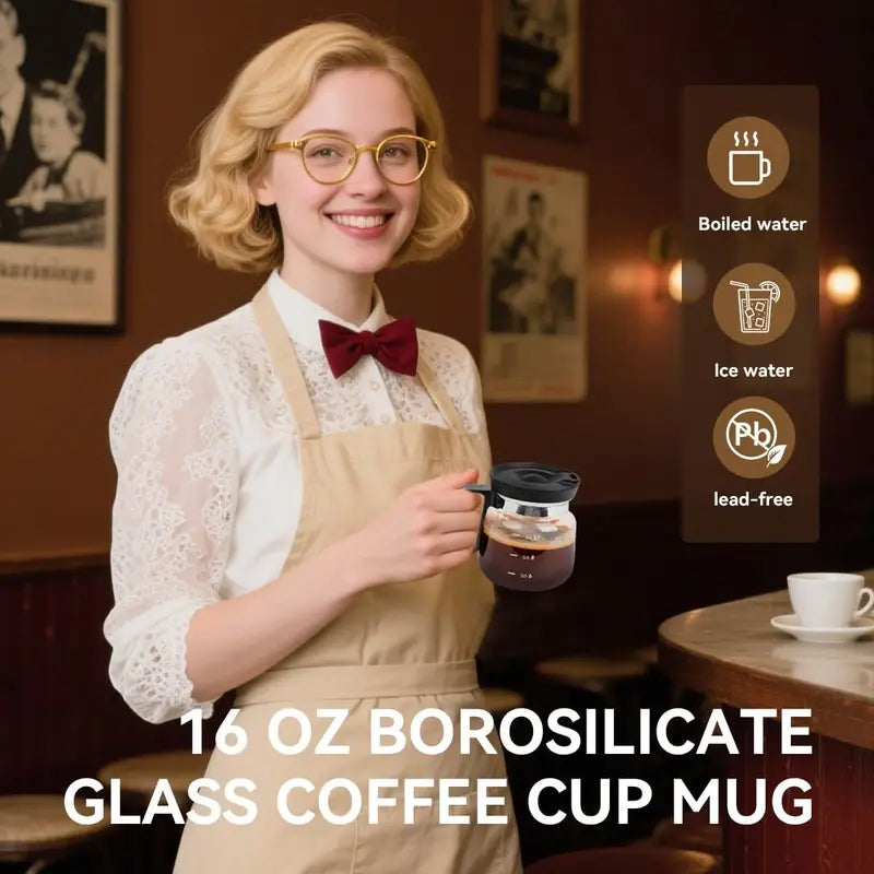 Avaleric® Mini Brew Buddy Coffee Pot Shaped Coffee Mug