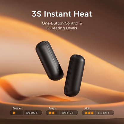 Avaleric® HEATNER 2 in 1 Magnetic Rechargeable Hand Warmers, Portable Pocket Mini Electric Handwarmers 2 Pack