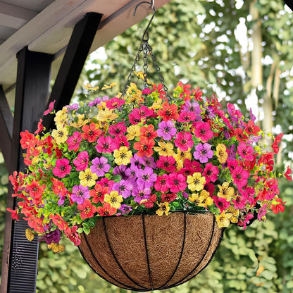 Avaleric® Artificial Hanging Flower Basket