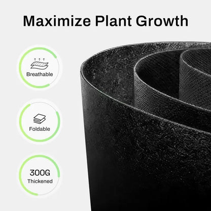 Avaleric® 🌱 5 Gallon Grow Bags – Heavy Duty Aeration Fabric Pots with Handles for Vegetables, Flowers & Fruits 🪴