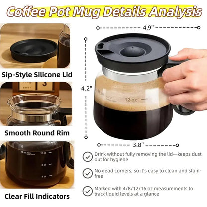 Avaleric® Mini Brew Buddy Coffee Pot Shaped Coffee Mug