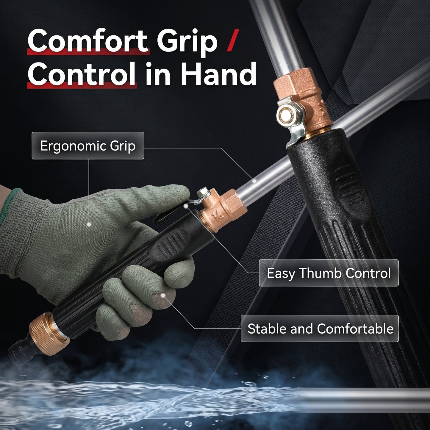 Avaleric® High-Pressure Water Gun Nozzle
