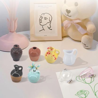 Avaleric® Mini Ceramic Vase Magnets for Fridge 💐