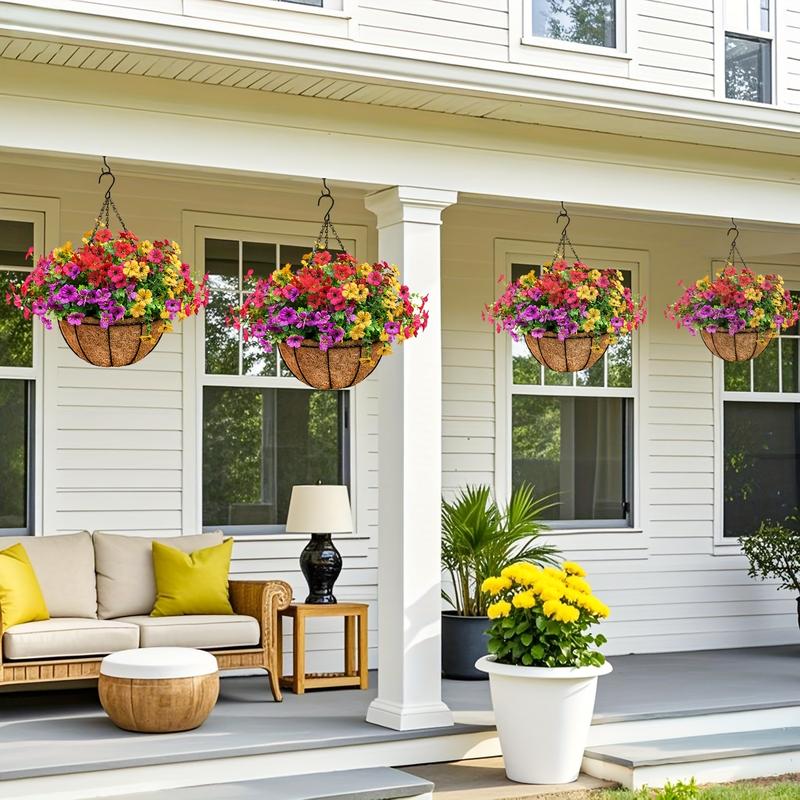 Avaleric® Artificial Hanging Flower Basket