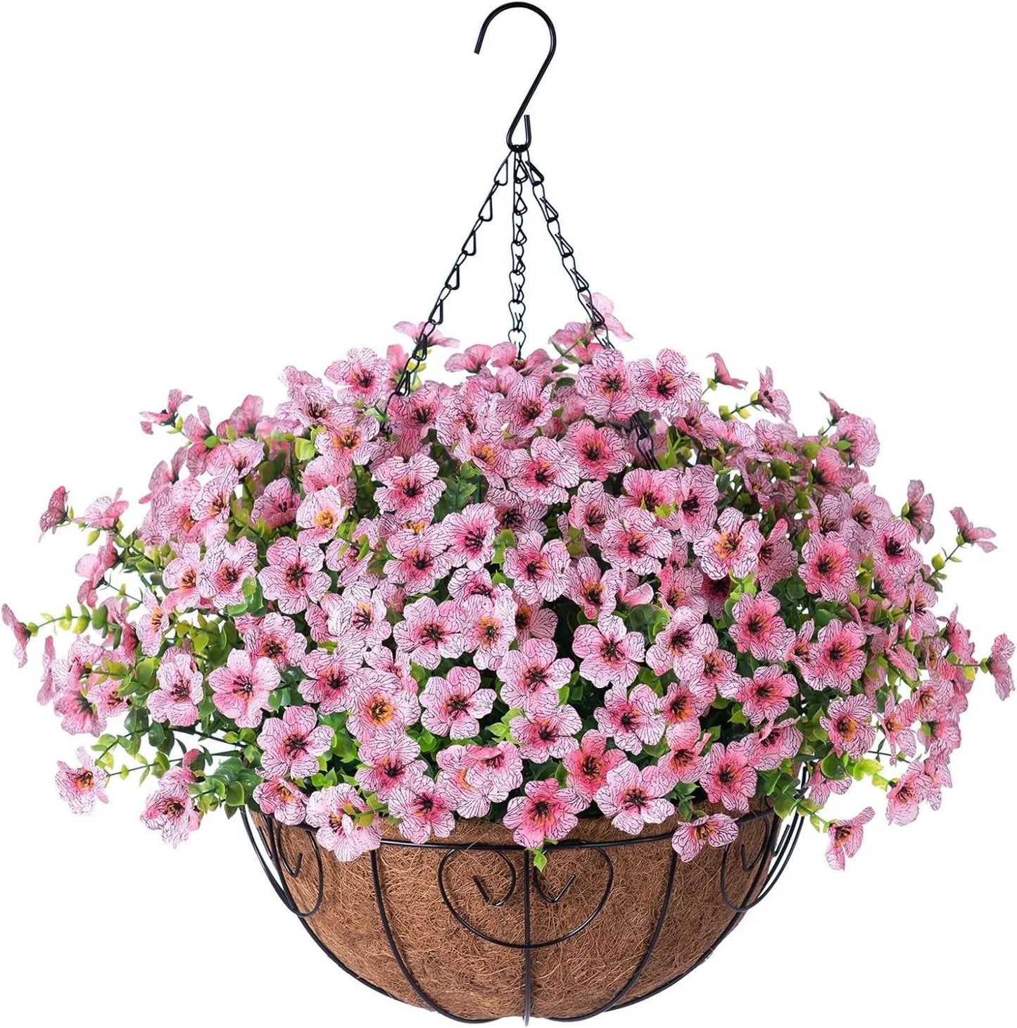 Avaleric® Artificial Hanging Flower Basket