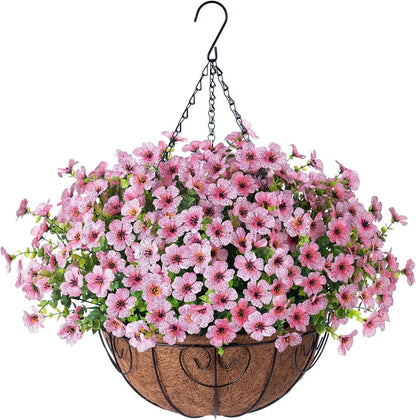 Avaleric® Artificial Hanging Flower Basket