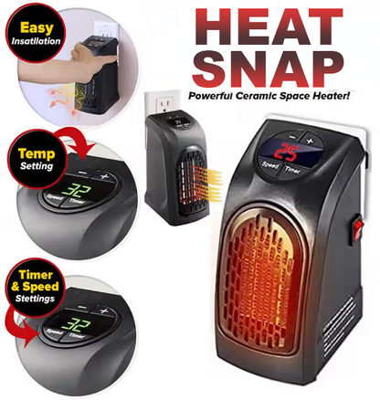 Avaleric® HeatSnap Plug-In Personal Warmer｜Personal Electric Ceramic Space Heater