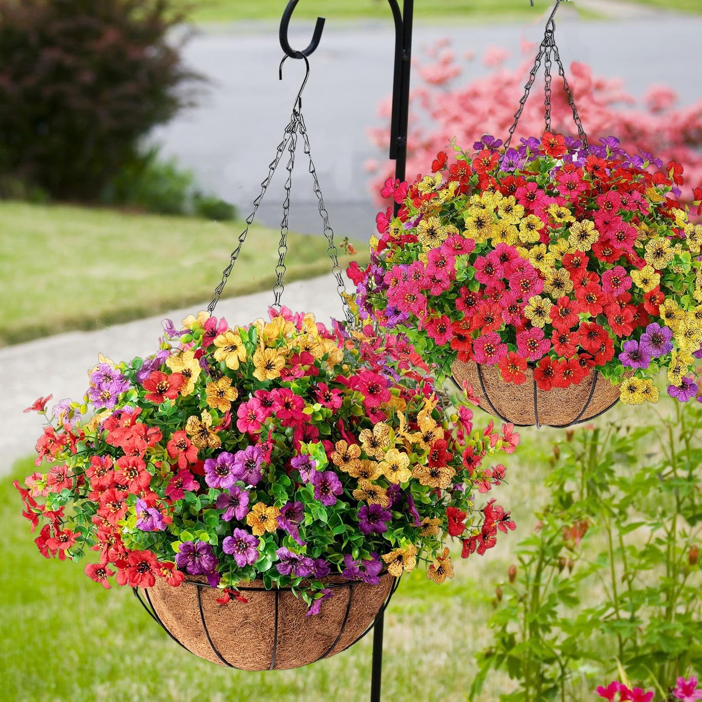 Avaleric® Artificial Hanging Flower Basket