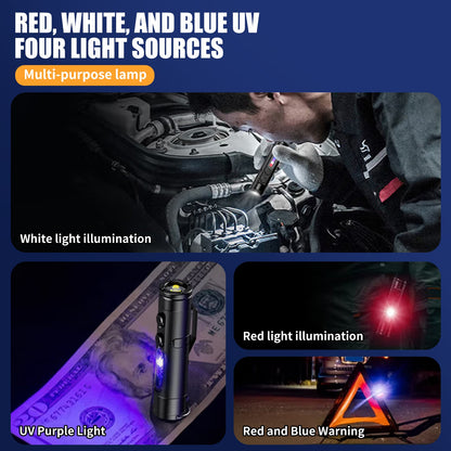 Avaleric® 6-in-1  Mini Multifunctional Flashlight