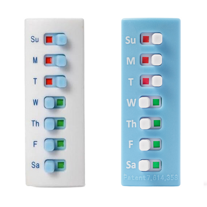 Avaleric® Reusable Pill Tracker & Reminder