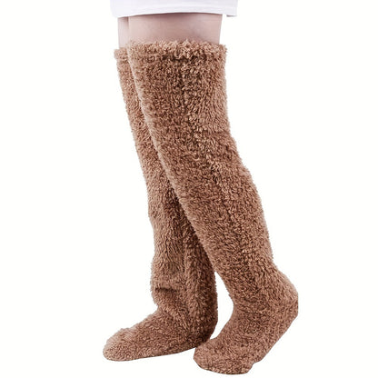 Avaleric® Over Knee Lightweight Fuzzy Socks