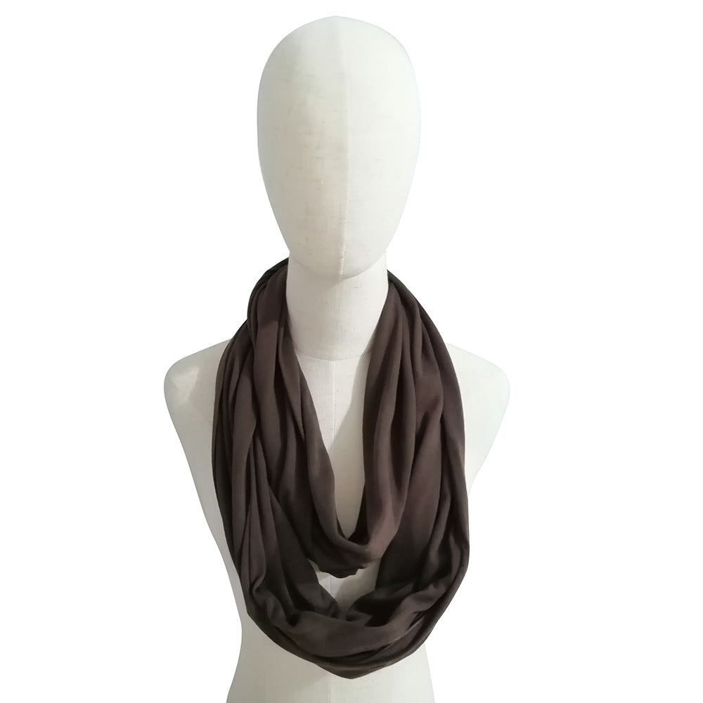 Avaleric® Infinity Scarf with Zipper Pocket