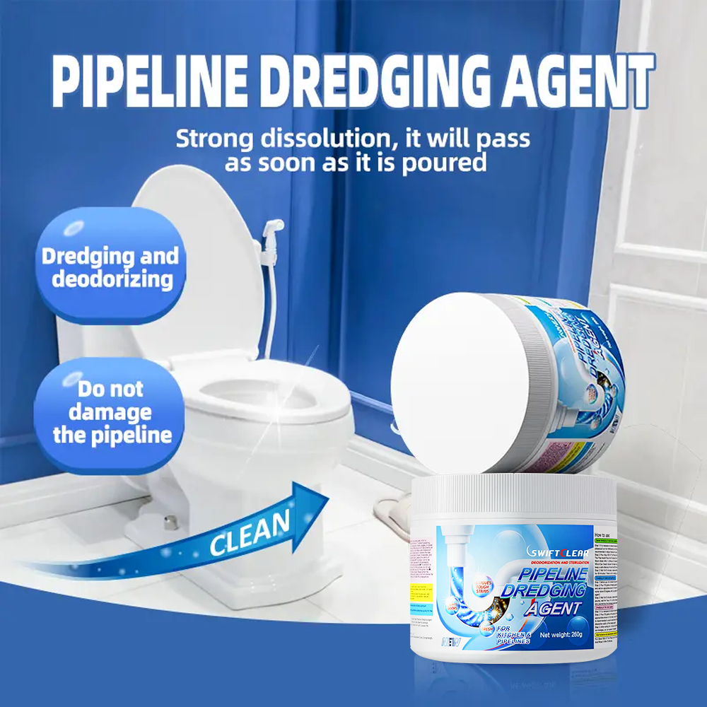 Avaleric® SwiftClear Powerful Pipe Dredging Agent for Kitchen and Toilet Pipelines