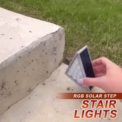 Avaleric® RGB Solar Step Stair Lights