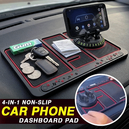 Avaleric® 4-in-1 Non-Slip Car Phone Pad 🚗