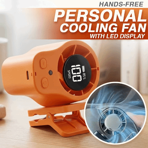 ✅Avaleric® Hands-Free Personal Cooling Fan