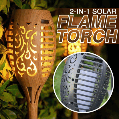 Avaleric® 2-in-1 Solar Flame Torch