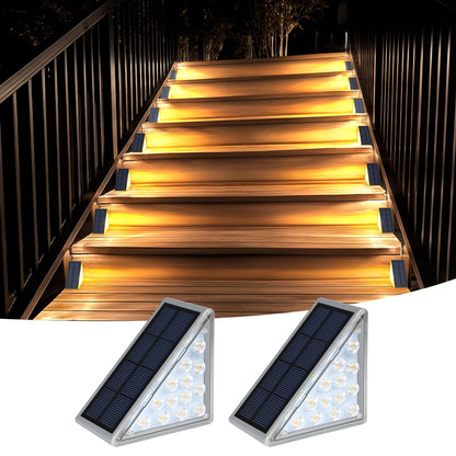 Avaleric® RGB Solar Step Stair Lights 💡