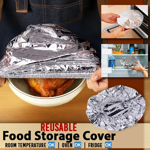 Avaleric® Reusable Heat-Locking Aluminum Foil Food Cover(10/20/50PCS) ❤️