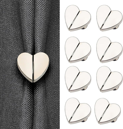 Avaleric® Magnetic Snap Heart-shaped Curtain Buckle
