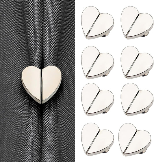 Avaleric® Magnetic Snap Heart-shaped Curtain Buckle