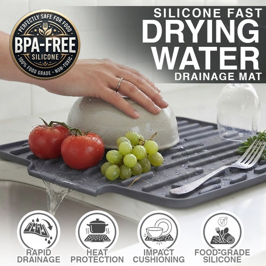 Avaleric® Silicone Fast Drying Water Drainage Mat