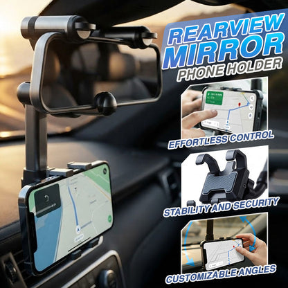 ✅ Orokuna® Rearview Mirror Phone Holder
