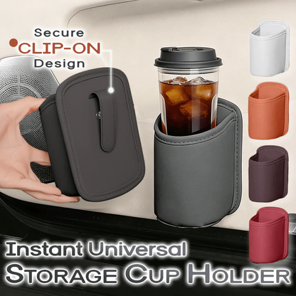 ✅ Avaleric® Universal Clip-On Car Door Side Cup Holder & Organizer