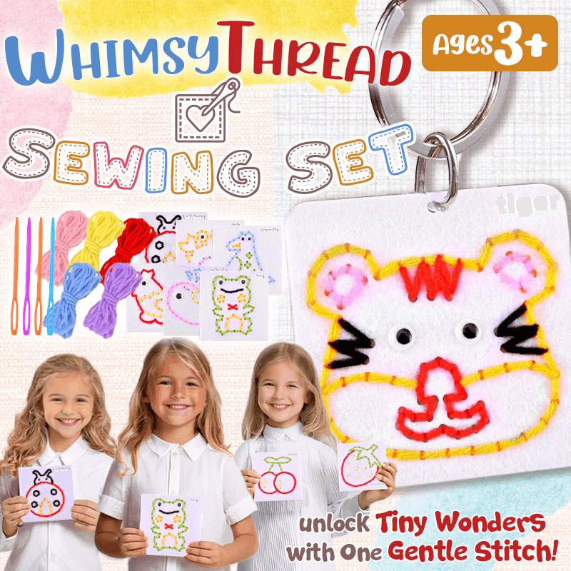 Avaleric® Whimsy Thread Non-Woven Sewing Wonders Set