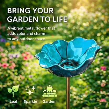 Avaleric® Handmade Metal Flower Garden Stake
