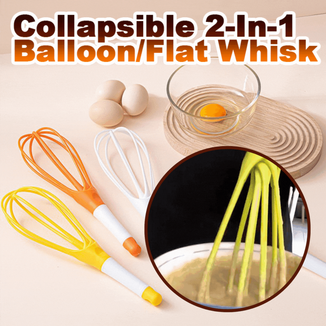 Avaleric® Collapsible 2-In-1 Balloon/Flat Whisk