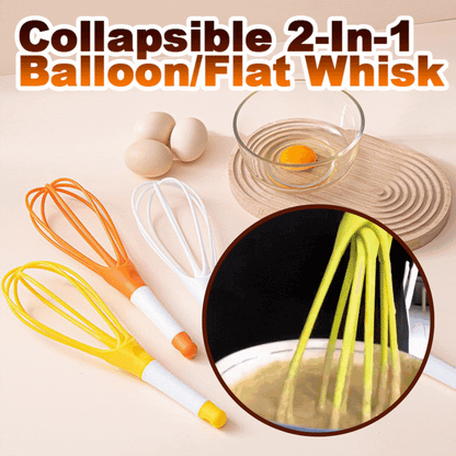 Avaleric® Collapsible 2-In-1 Balloon/Flat Whisk