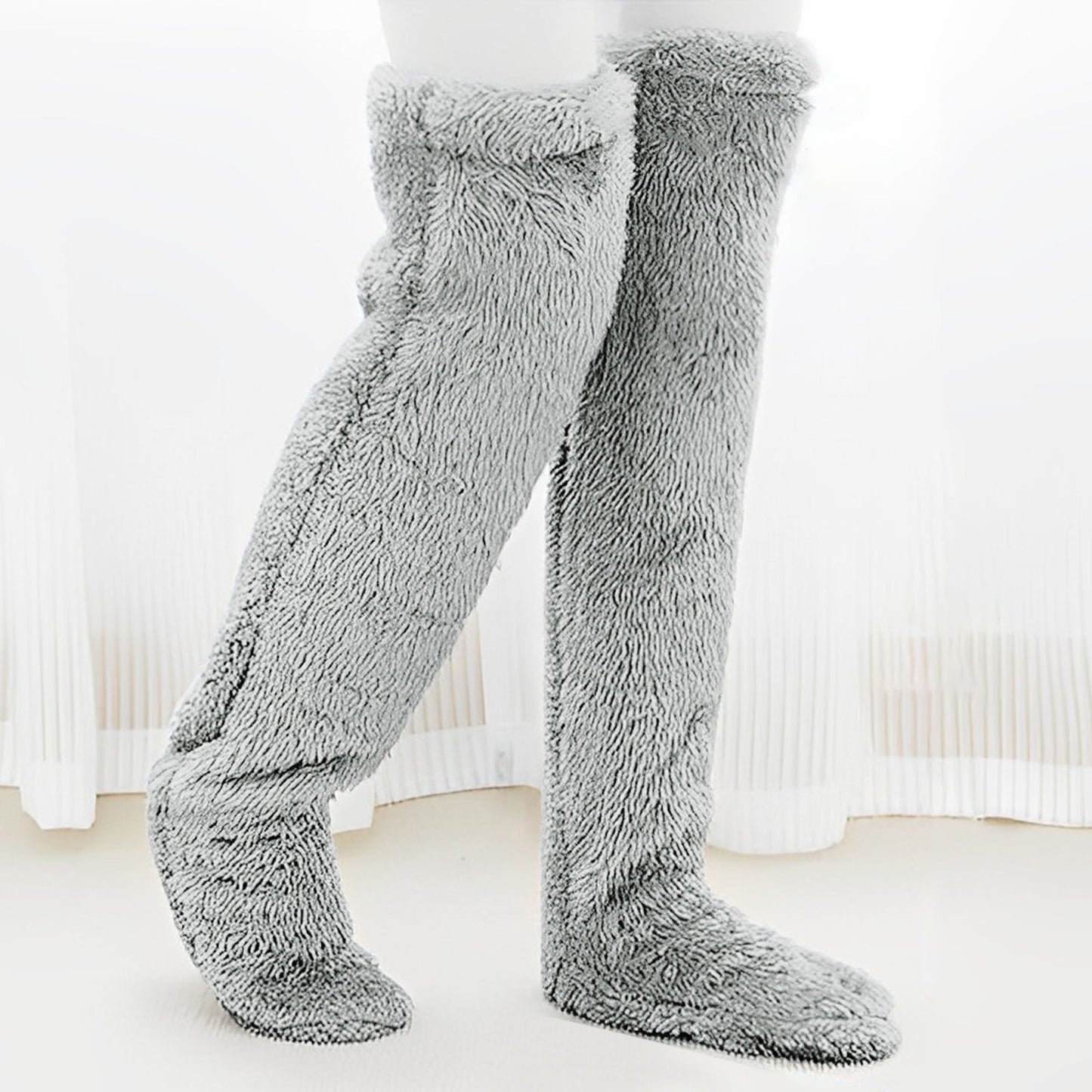 Avaleric® Over Knee Lightweight Fuzzy Socks