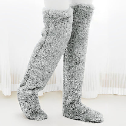 Avaleric® Over Knee Lightweight Fuzzy Socks