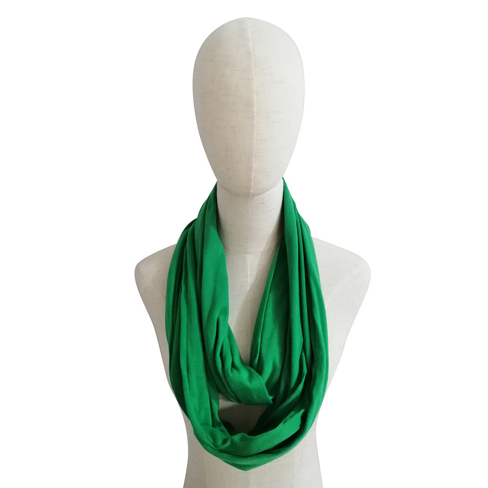 Avaleric® Infinity Scarf with Zipper Pocket