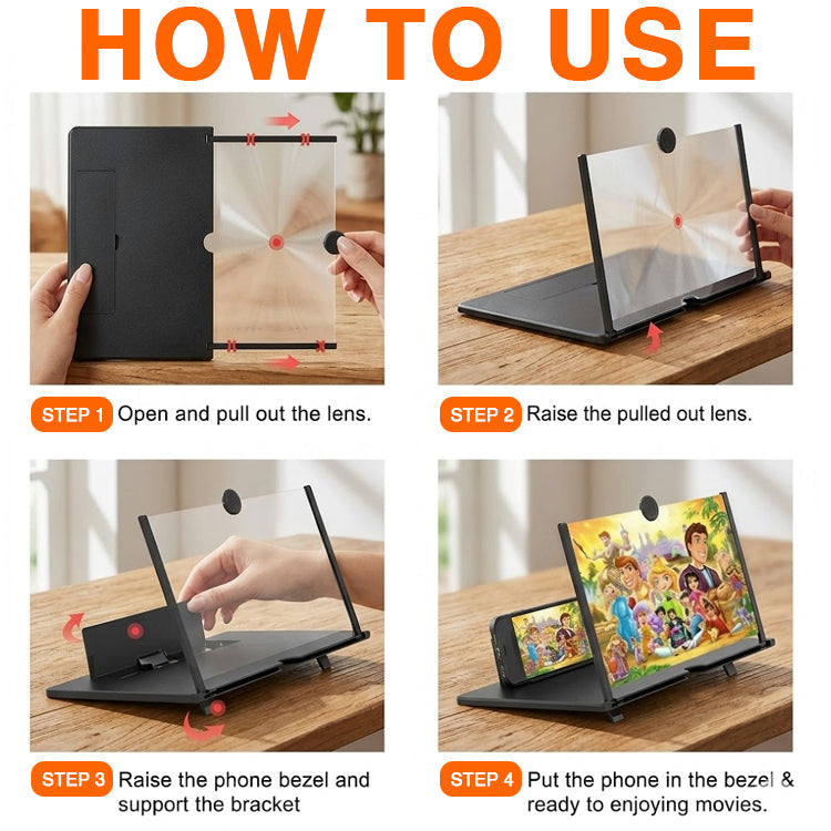 Avaleric® 3D Curved Screen Magnifier For Smartphones