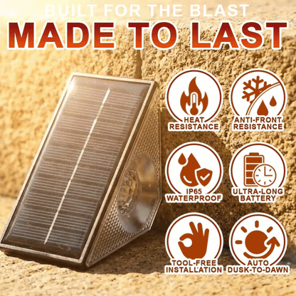 Avaleric® RGB Solar Step Stair Lights