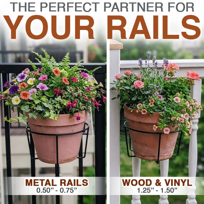 Avaleric® Floating Railing Planter - Plant Clip