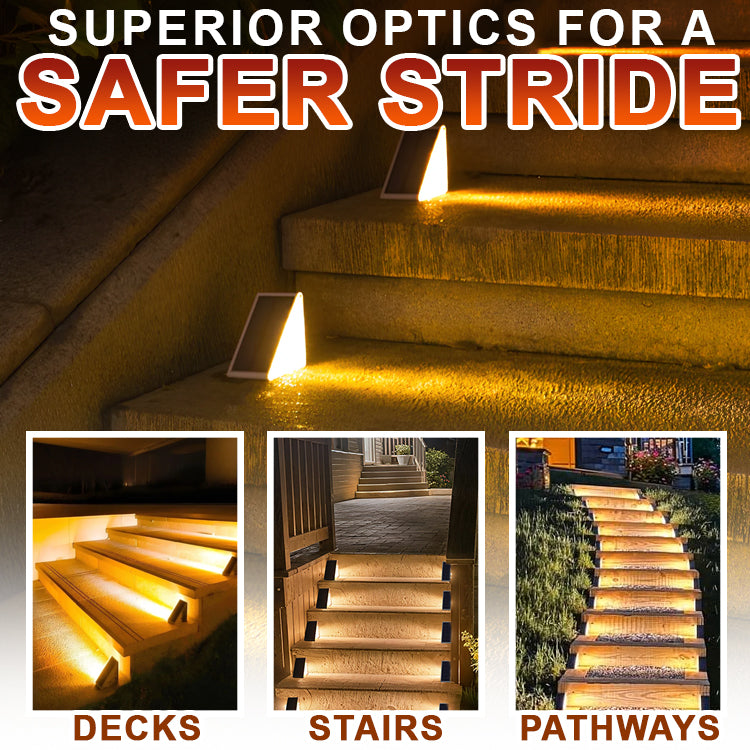 Avaleric® RGB Solar Step Stair Lights
