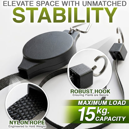 Avaleric® Easy Reach Plant Pulley Set