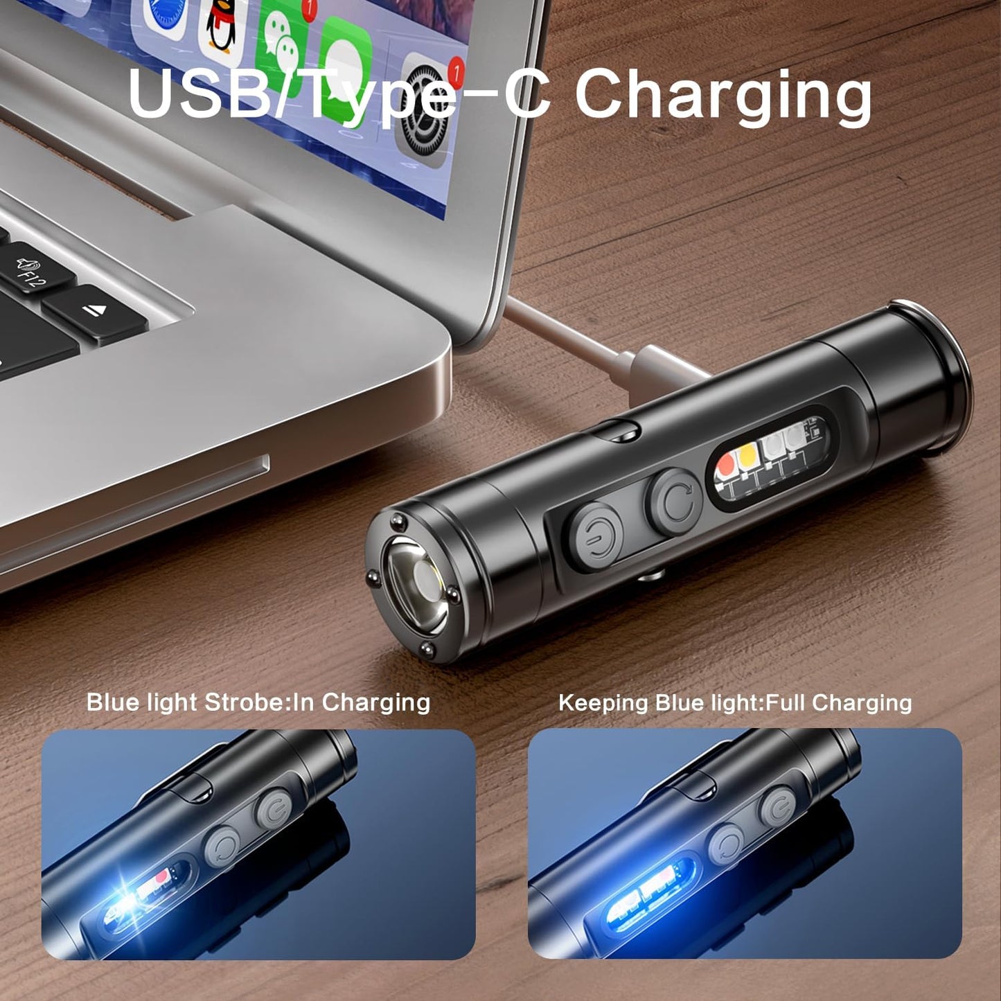 Avaleric® 6-in-1  Mini Multifunctional Flashlight